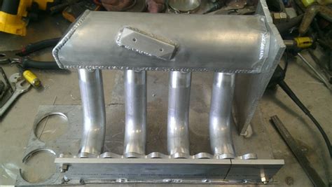 sheet metal intake manifold entirely by hand part 2|used intake manifolds for sale.